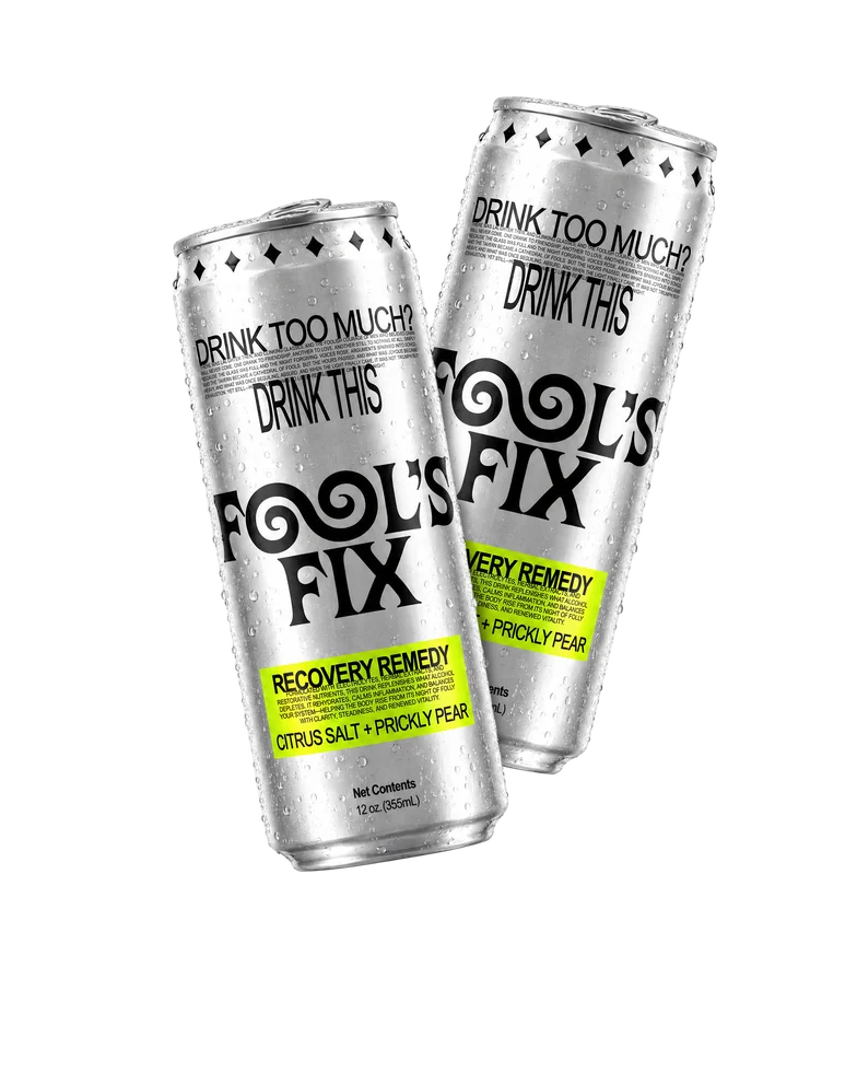 Two cans of Fool's Fix