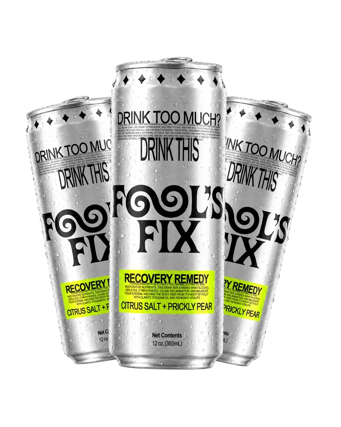 Three cans of Fool's Fix